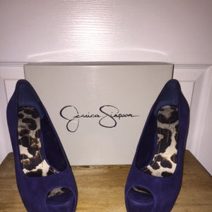 Blue Suede Heels